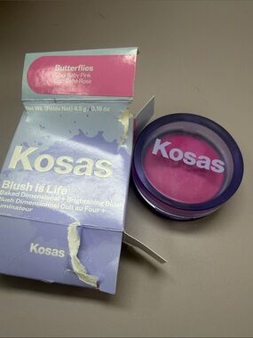 Kosas Butterflies Baked Blush - Hot Pink